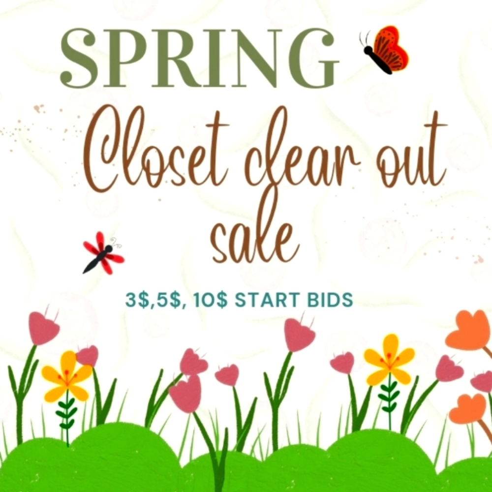 SPRING π CLOSET CLEAR OUT SALE LIVE NOW!!!! - Picture 1 of 1